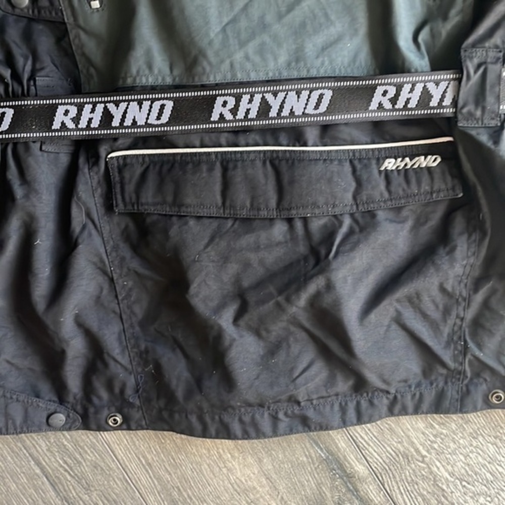 Rhyno jacket XL motorcylce Bikercore black and gray - Picture 8 of 13
